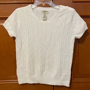 St. John’s Bay Petite Small White Short-sleeve